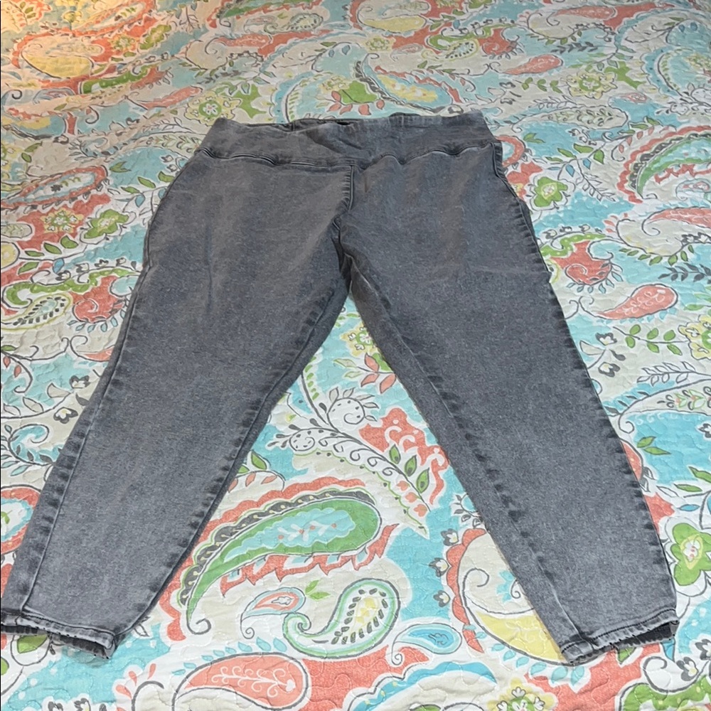G by Giuliana Gray Jeggings Comfortable Stylish Fit size 16WP